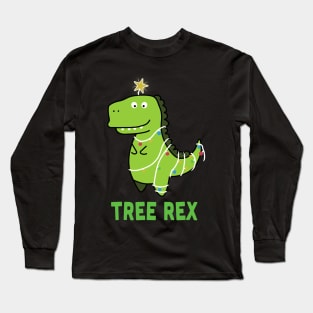 Christmas Tree Rex Long Sleeve T-Shirt